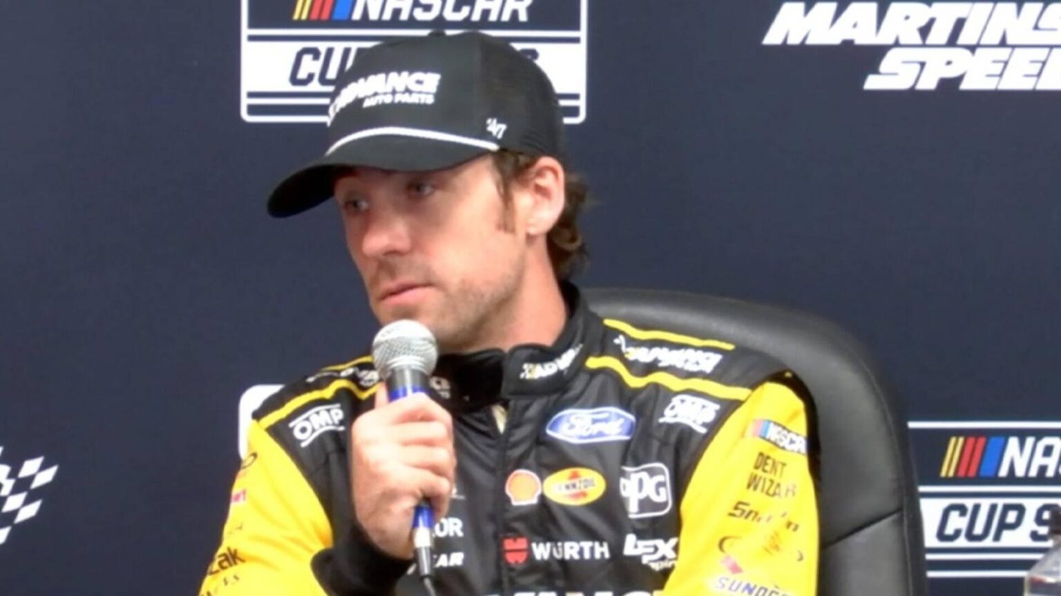 Late caution, pit trouble foil Ryan Blaney’s bid for Darlington victory
