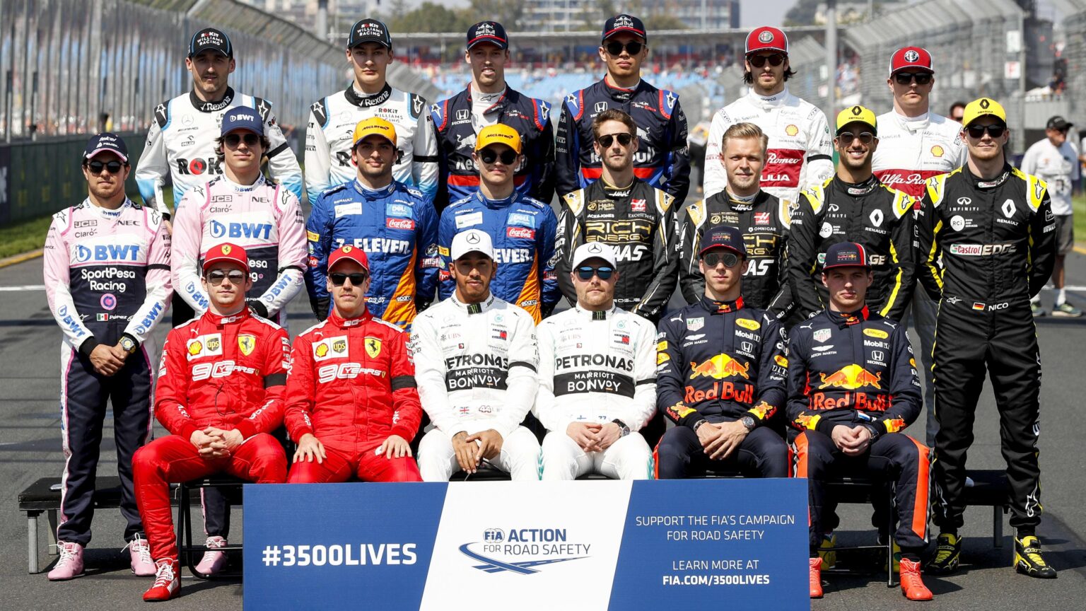 F1 grid: Starting positions for Bahrain Grand Prix