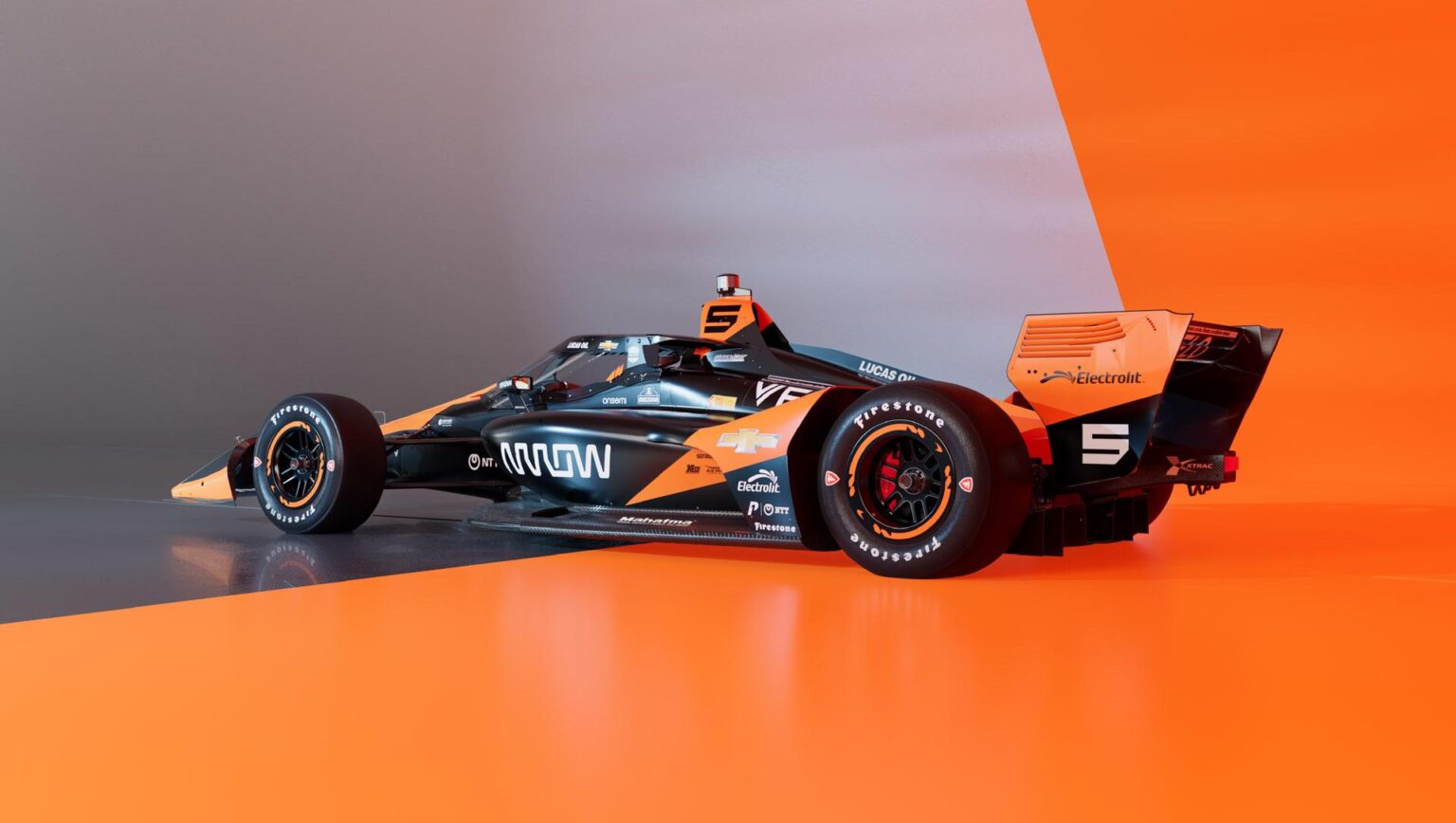 Arrow McLaren steps outside of the all-Papaya livery lines for Indy 500