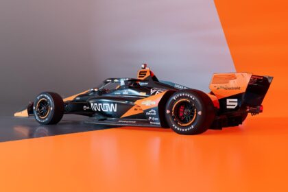 Arrow McLaren steps outside of the all-Papaya livery lines for Indy 500