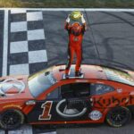 Ross Chastain’s Epic Reaction: Stopping a Fan from Stealing His Hat After the Coke 600 Victory!