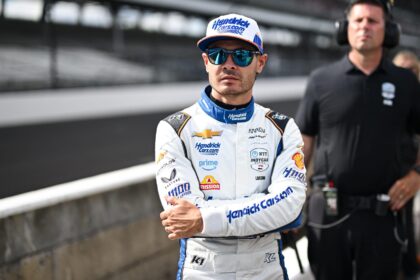 Kyle Larson Survives Harrowing Sprint Car Crash After Striking the Fence