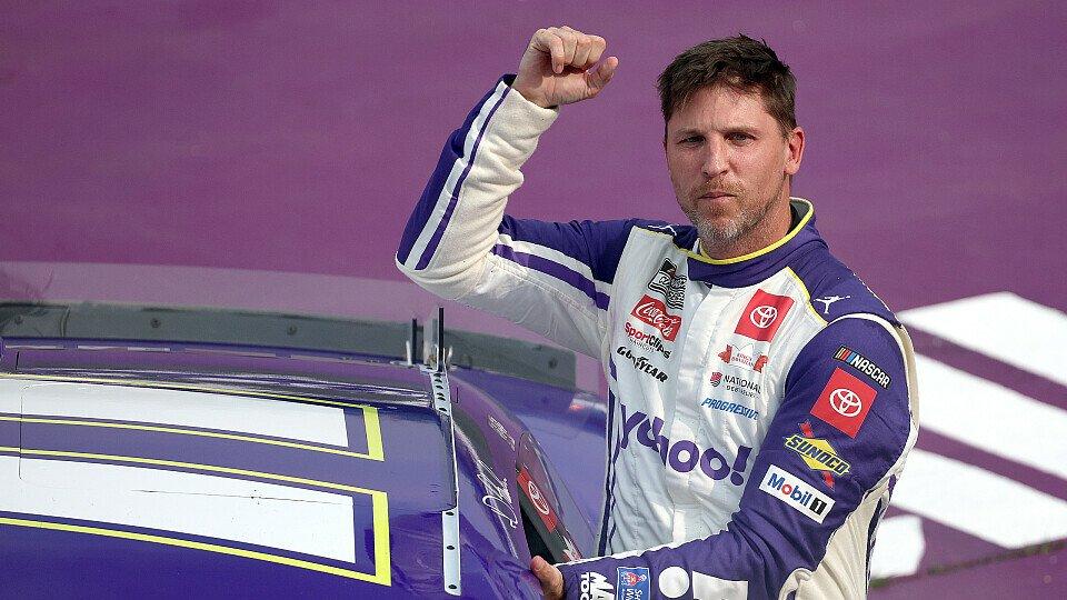 Denny Hamlin makes the fuel last for a dramatic Cup win at Michigan