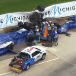 Shocking IndyCar Crash: Josef Newgarden’s Heart-Stopping Moment at WWT Raceway