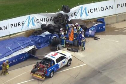 Shocking IndyCar Crash: Josef Newgarden’s Heart-Stopping Moment at WWT Raceway