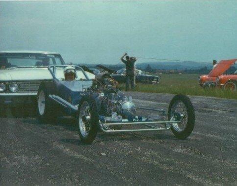 Revving Through Time: Exploring the Golden Age of 1950s Dragsters and Sports Cars in Sunny California