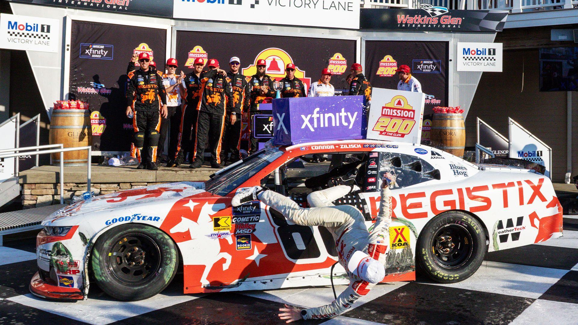 Connor Zilisch Celebrates 10th Victory as JR Motorsports Drivers Charge into Xfinity Playoffs!
